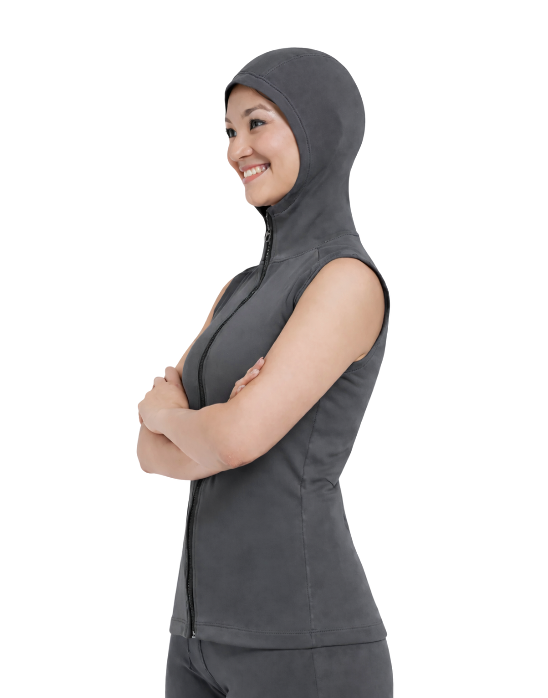 T2 CHILLPROOF FULL ZIP VEST WITH HOOD - WOMENS – Sharkskin