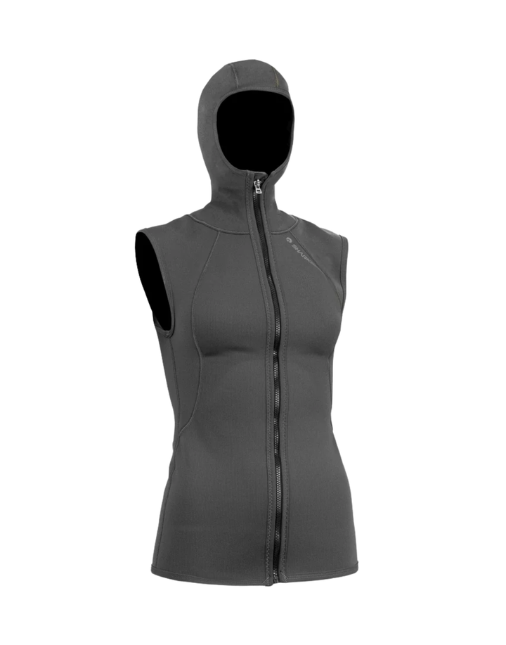 T2 CHILLPROOF FULL ZIP VEST WITH HOOD - WOMENS – Sharkskin